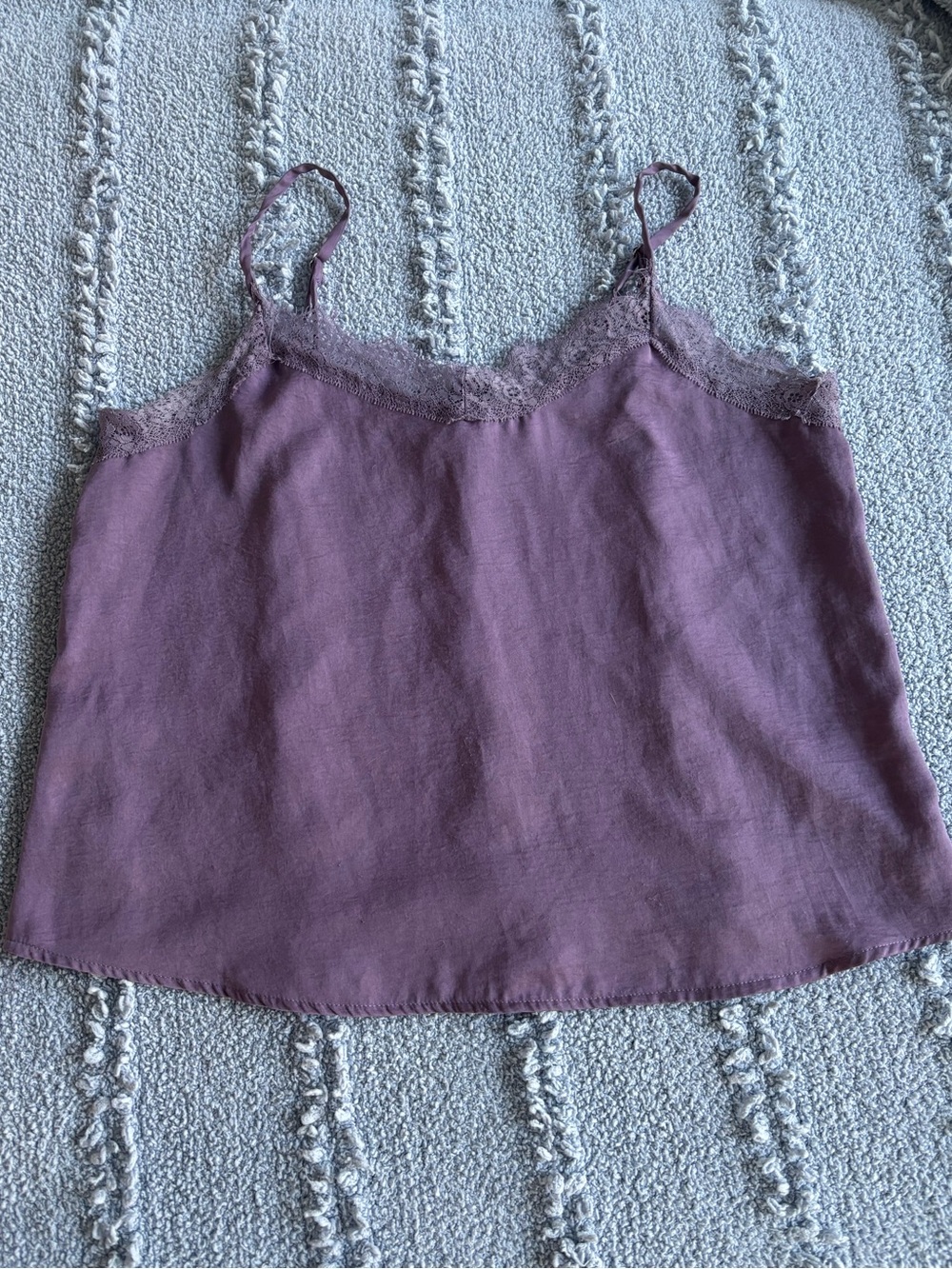 wild fable Mauve Lace-Trim Camisole